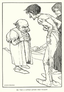 彼は少し耳の遠い年寄りだった（リトグラフ 作： William Heath Robinson