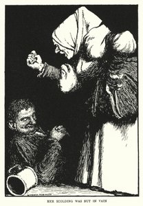 叱咤激励もむなしく（リトグラフ 作： William Heath Robinson