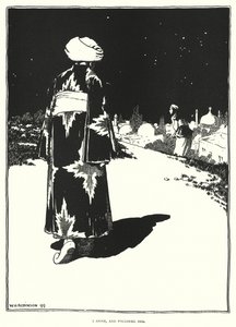 私は立ち上がり、彼女の後を追いかけた（彫刻 作： William Heath Robinson