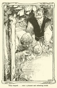 ドン・キホーテのイラスト（リトグラフ 作： William Heath Robinson