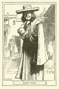 ドン・キホーテのイラスト（リトグラフ 作： William Heath Robinson