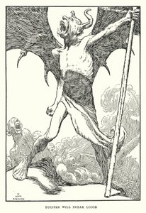 ルシファー・ブレーク・ルーズ（リトグラフ 作： William Heath Robinson