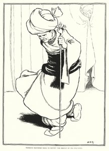 その結果を報告するために、メズロは急いで戻ってきたのである。 作： William Heath Robinson