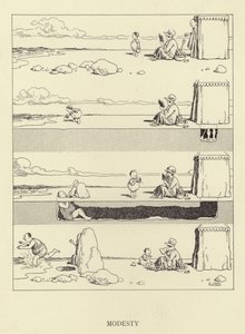 謙虚 作： William Heath Robinson