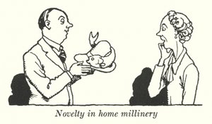 ホーム・ミリナリーの新しさ（リトグラフ 作： William Heath Robinson