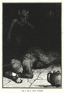 ああ、私は死んだ女だ（リトグラフ 作： William Heath Robinson