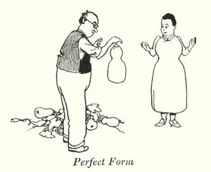 パーフェクトフォーム（リトグラフ 作： William Heath Robinson