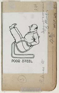 「貧しい鋼」、「フラットでの暮らし方」の詳細、1936年発行 作： William Heath Robinson