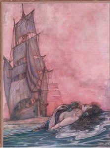 彼女は私たちに電話します 作： William Heath Robinson