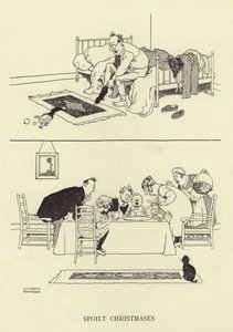 甘やかされて育ったクリスマス 作： William Heath Robinson