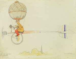 21世紀のサイクロプレーン 作： William Heath Robinson