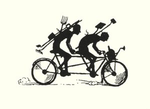 The End（リトグラフ 作： William Heath Robinson