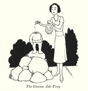 The Gnome Ash-Tray (litho) 作： William Heath Robinson
