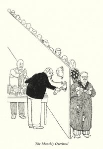 月刊オーバーホール(リトグラフ) 作： William Heath Robinson