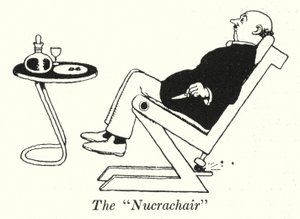 Nucrachair」（リトグラフ）。 作： William Heath Robinson