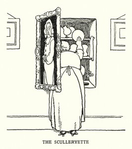 The Sculleryette（リトグラフ 作： William Heath Robinson