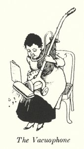 The Vacuophone (litho) 作： William Heath Robinson