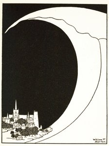 波』（『イメージの本』より）。1898年、彫刻 作： William Heath Robinson