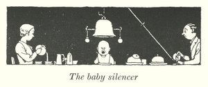 ベビーサイレンサー（リトグラフ 作： William Heath Robinson