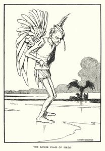 下級鳥類（リトグラフ 作： William Heath Robinson