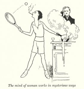 女の心は不思議な力を持っている（リトグラフ 作： William Heath Robinson