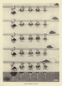 通過する雲 作： William Heath Robinson