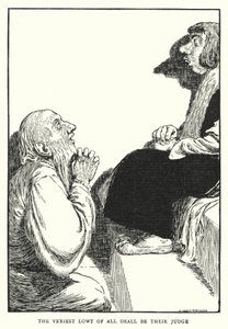 全ての人の中で一番最初の人が彼らの審判者となる（リトグラフ 作： William Heath Robinson