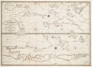 中国への東部海峡の新しい海図 作： William Heather