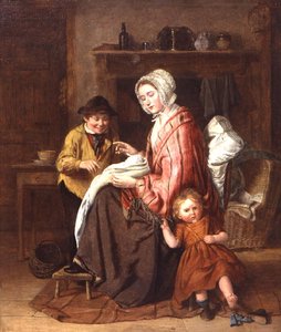 もはや赤ちゃんではない！1860年頃（油彩・キャンバス） 作： William Hemsley