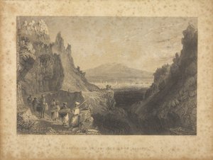 アレッポからアンティオキアへのアプローチ 作： William Henry Barrett