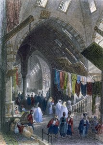 チャルチの情景、1850年頃 作： William Henry Bartlett