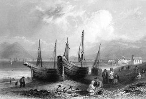 アロンビー、1830〜50年頃 作： William Henry Bartlett