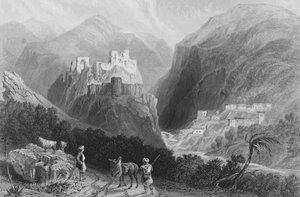 カナカラモント近くのアマナ山の城 作： William Henry Bartlett