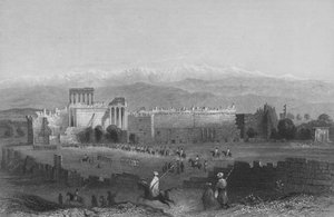 バルベックと反リバナスの概観 作： William Henry Bartlett