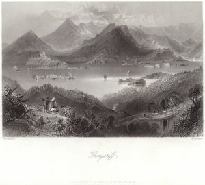 コーク州のグレンガリフ 作： William Henry Bartlett