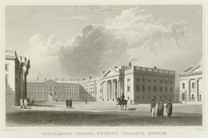 ダブリンの国会議事堂 作： William Henry Bartlett