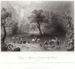 Derrycunnihyの近くでクワガタを取る 作： William Henry Bartlett