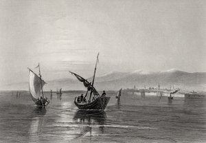 J.ゴッドフリーによって彫刻された、ウィデン近郊のブルガリア、バルカン半島