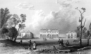 ソーンドンホール、エセックス、ヘンリーアドランドの彫刻、1832年 作： William Henry Bartlett
