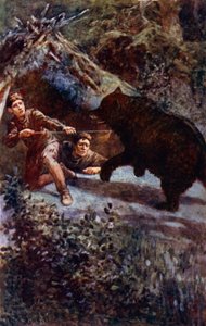 "I thrust the spear with all my strength to the bear