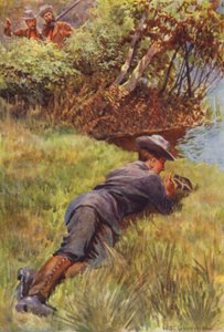 RMバランタインによるゴリラハンターのイラスト 作： William Henry Charles Groome