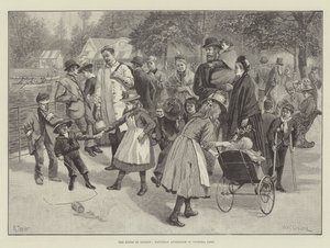 ロンドンの肺、ビクトリアパークの土曜日の午後 作： William Henry Charles Groome