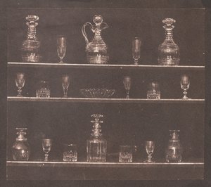 ガラス製品、1844年。 作： William Henry Fox Talbot