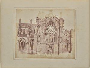 メルローズ修道院 作： William Henry Fox Talbot