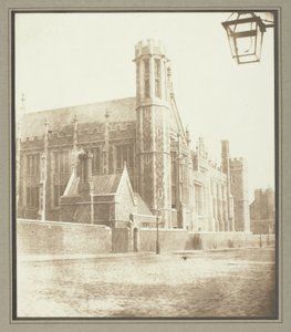 リンカーンズ・イン新ホール（ロンドン 作： William Henry Fox Talbot