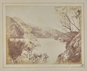 カトリーヌ湖の風景 作： William Henry Fox Talbot