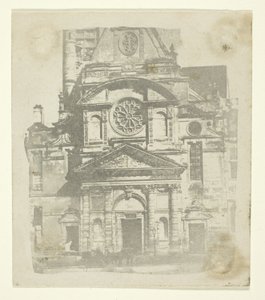 St. Etienne du Mont、ファサード 作： William Henry Fox Talbot