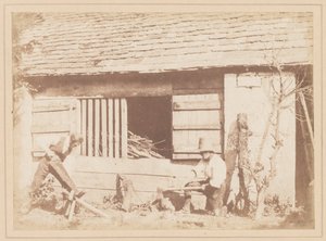 木こり 作： William Henry Fox Talbot