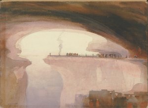 崖の住人の儀式（コロラド州、1924年 作： William Henry Holmes