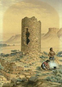 古代石造りの円塔 作： ウィリアムヘンリーホームズ